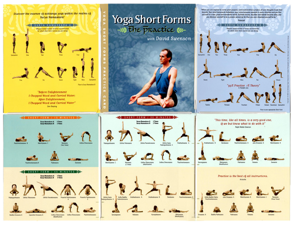 Short Forms PRACTICE CARD - Ashtanga Yoga Productions
